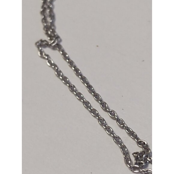 Women's 17" Sterling Silver Necklace & Pendant Purple Amethyst - Picture 6 of 13